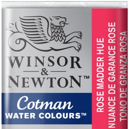 WINSOR & NEWTON COTMAN - AKVARELOVÁ FARBA - POLPANVIČKA -  ROSE MADDER HUE