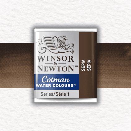 AKVARELOVÁ FARBA - WINSOR & NEWTON - COTMAN - POLPANVIČKA | SEPIA