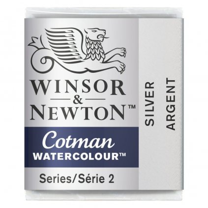 WINSOR & NEWTON COTMAN - AKVARELOVÁ FARBA - POLPANVIČKA - SILVER