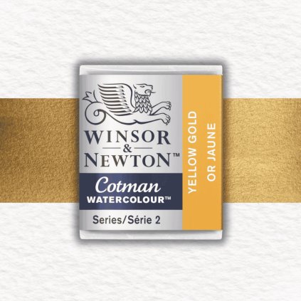 AKVARELOVÁ FARBA - WINSOR & NEWTON - COTMAN - POLPANVIČKA | YELLOW GOLD