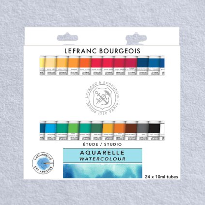 AKVARELOVÉ FARBY - LEFRANC BOURGEOIS - STUDIO | 24x10 ML