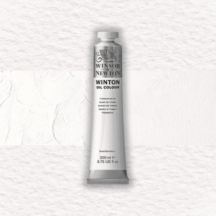 OLEJOVÁ FARBA - WINSOR & NEWTON - WINTON - 200 ML | TITANIUM WHITE