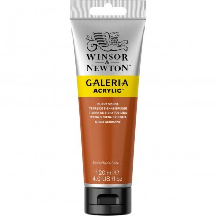 AKRYLOVÁ FARBA - WINSOR & NEWTON GALERIA - 120 ML - BURNT SIENNA