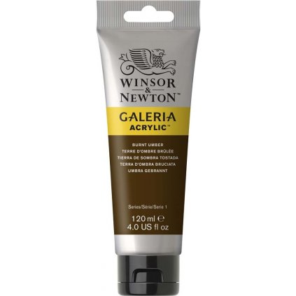 AKRYLOVÁ FARBA - WINSOR & NEWTON GALERIA - 120 ML - BURNT UMBER