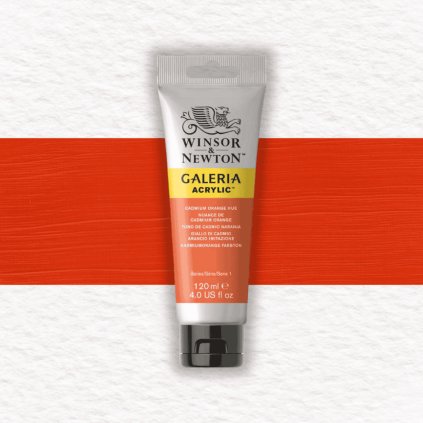 AKRYLOVÁ FARBA - WINSOR & NEWTON - GALERIA - 120 ML | CADMIUM ORANGE HUE