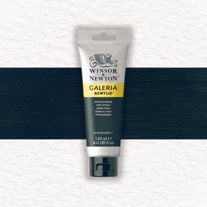 AKRYLOVÁ FARBA - WINSOR & NEWTON - GALERIA - 120 ML | PHTHALO GREEN