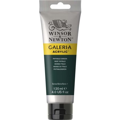 AKRYLOVÁ FARBA - WINSOR & NEWTON GALERIA - 120 ML - PHTHALO GREEN