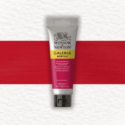 AKRYLOVÁ FARBA - WINSOR & NEWTON - GALERIA - 120 ML | PROCESS MAGENTA