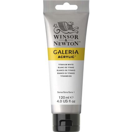 AKRYLOVÁ FARBA - WINSOR & NEWTON GALERIA - 120 ML - TITANIUM WHITE