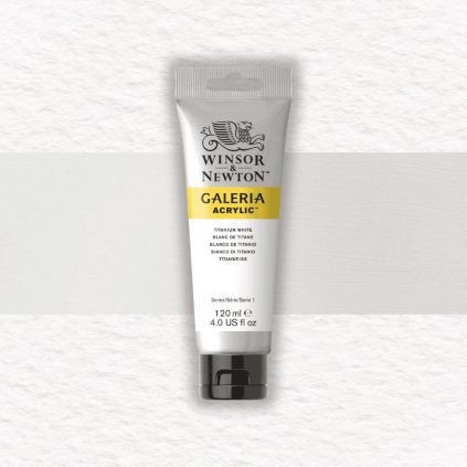 AKRYLOVÁ FARBA - WINSOR & NEWTON - GALERIA - 120 ML | TITANIUM WHITE