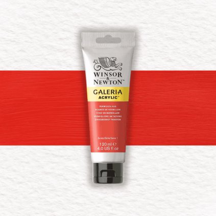AKRYLOVÁ FARBA - WINSOR & NEWTON - GALERIA - 120 ML | VERMILION HUE