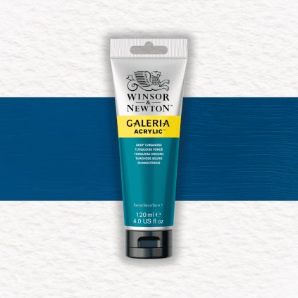 AKRYLOVÁ FARBA - WINSOR & NEWTON - GALERIA - 120 ML | DEEP TURQUOISE