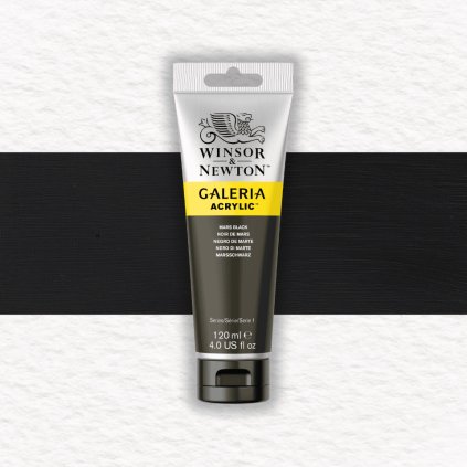 AKRYLOVÁ FARBA - WINSOR & NEWTON - GALERIA - 120 ML | MARS BLACK