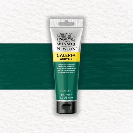 AKRYLOVÁ FARBA - WINSOR & NEWTON - GALERIA - 120 ML | PERMANENT GREEN DEEP