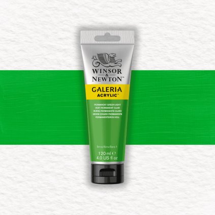AKRYLOVÁ FARBA - WINSOR & NEWTON - GALERIA - 120 ML | PERMANENT GREEN LIGHT