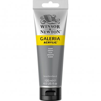 AKRYLOVÁ FARBA - WINSOR & NEWTON GALERIA - 120 ML - SILVER