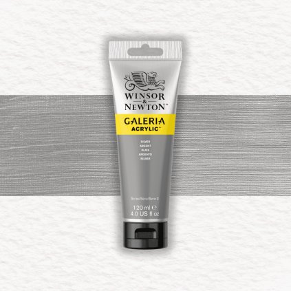 AKRYLOVÁ FARBA - WINSOR & NEWTON - GALERIA - 120 ML | SILVER