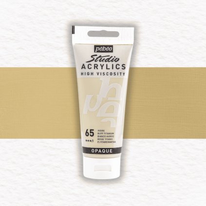 AKRYLOVÁ FARBA - PEBEO - STUDIO ACRYLICS - 100 ML | 65 IVORY BUFF TITANIUM