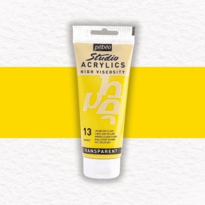 Pébéo Studio Acrylic akrylová farba 100 ml | 13 Light Azo Yellow