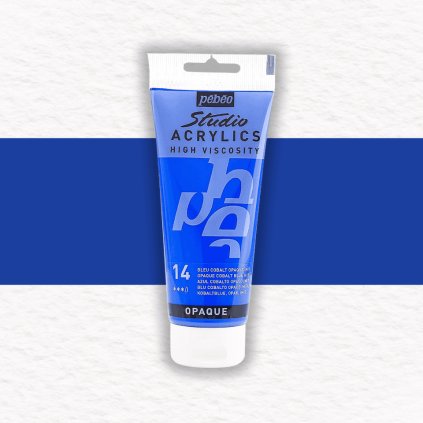 AKRYLOVÁ FARBA - PEBEO - STUDIO ACRYLICS - 100 ML | 14 COBALT BLUE HUE