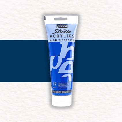 AKRYLOVÁ FARBA - PEBEO - STUDIO ACRYLICS - 100 ML | 17 PHTHALOCYANINE BLUE