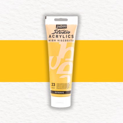 AKRYLOVÁ FARBA - PEBEO - STUDIO ACRYLICS - 100 ML | 23 MEDIUM CADMIUM YELLOW HUE