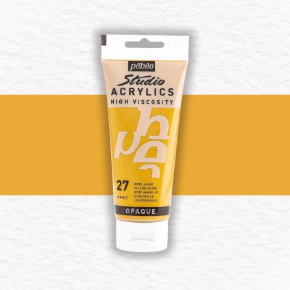 AKRYLOVÁ FARBA - PEBEO - STUDIO ACRYLICS - 100 ML | 27 YELLOW OCHRE