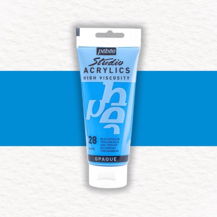 AKRYLOVÁ FARBA - PEBEO - STUDIO ACRYLICS - 100 ML | 28 CERULEAN BLUE