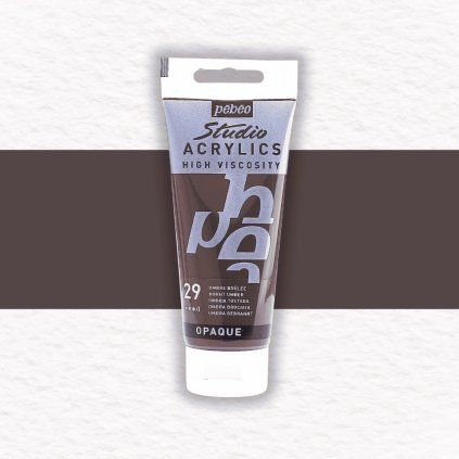 Pébéo Studio Acrylic akrylová farba 100 ml | 29 Burnt Umber