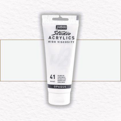 Pébéo Studio Acrylic akrylová farba 100 ml | 41 Vivid White