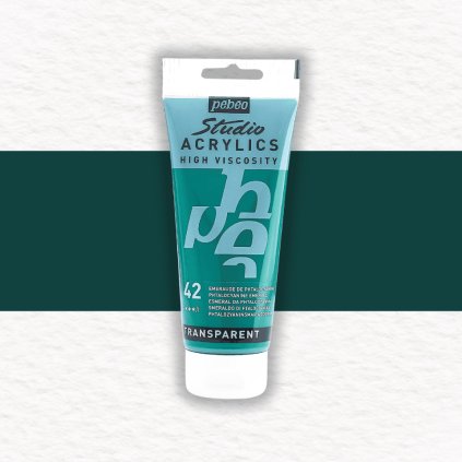 AKRYLOVÁ FARBA - PEBEO - STUDIO ACRYLICS - 100 ML | 42 PHTHALOCYANINE GREEN