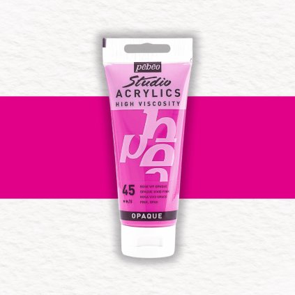 AKRYLOVÁ FARBA - PEBEO - STUDIO ACRYLICS - 100 ML | 45 OPAQUE VIVID PINK