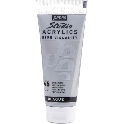 AKRYLOVÁ FARBA - PEBEO STUDIO ACRYLICS - 100 ML - 46 NEUTRAL GREY