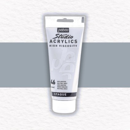 AKRYLOVÁ FARBA - PEBEO - STUDIO ACRYLICS - 100 ML | 46 NEUTRAL GREY