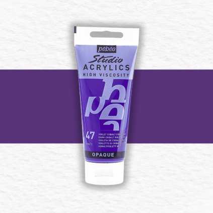 AKRYLOVÁ FARBA - PEBEO - STUDIO ACRYLICS - 100 ML | 47 DARK COBALT VIOLET HUE
