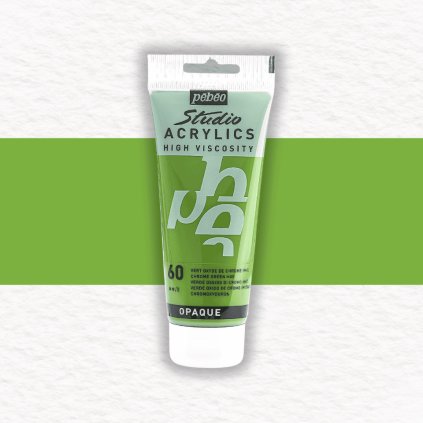 AKRYLOVÁ FARBA - PEBEO - STUDIO ACRYLICS - 100 ML | 60 CHROME GREEN HUE