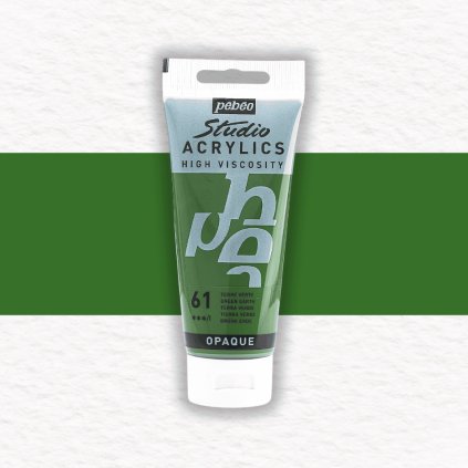 AKRYLOVÁ FARBA - PEBEO - STUDIO ACRYLICS - 100 ML | 61 GREEN EARTH