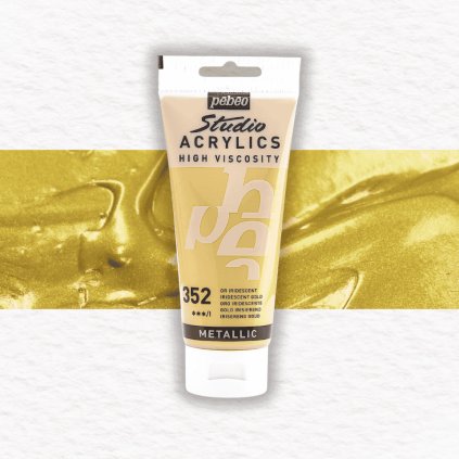 AKRYLOVÁ FARBA - PEBEO - STUDIO ACRYLICS - 100 ML | 352 IRIDESCENT GOLD
