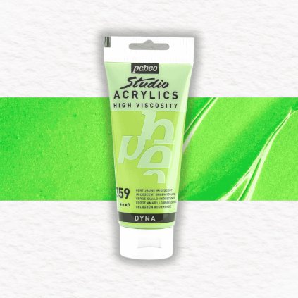 AKRYLOVÁ FARBA - PEBEO - STUDIO ACRYLICS - 100 ML | 359 IRIDESCENT GREEN YELLOW