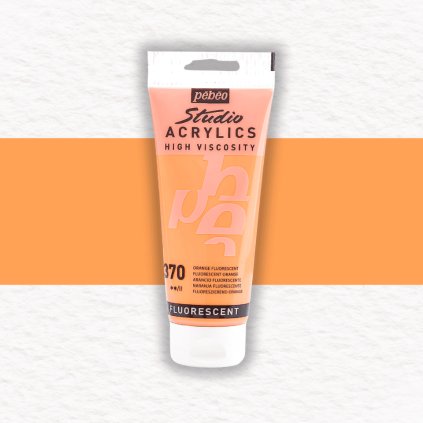 AKRYLOVÁ FARBA - PEBEO - STUDIO ACRYLICS - 100 ML | 370 FLUORESCENT ORANGE