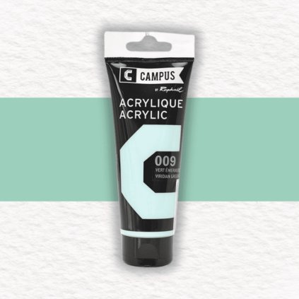 AKRYLOVÁ FARBA - SENNELIER - RAPHAËL CAMPUS - 100 ML | 009 VIRIDIAN GREEN