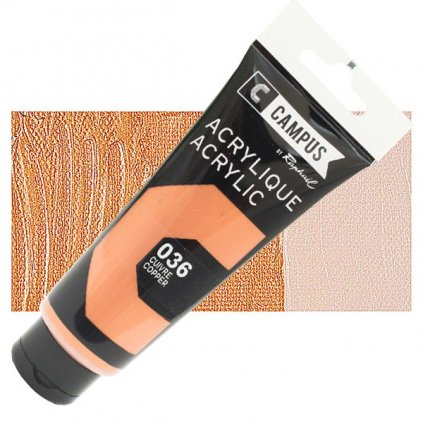 AKRYLOVÁ FARBA - SENNELIER RAPHAËL CAMPUS - 100 ML - 036 COPPER