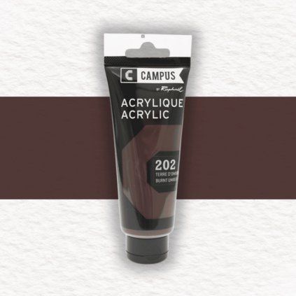 Sennelier Raphaël Campus akrylová farba 120 ml | 202 Burnt Umber