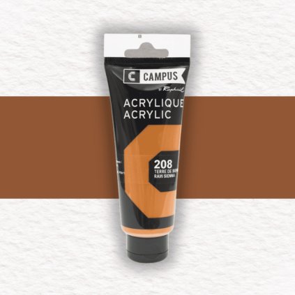 AKRYLOVÁ FARBA - SENNELIER - RAPHAËL CAMPUS - 100 ML | 208 RAW SIENNA
