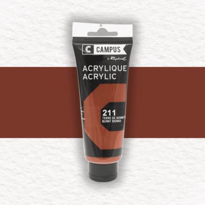 AKRYLOVÁ FARBA - SENNELIER - RAPHAËL CAMPUS - 120 ML | 211 BURNT SIENNA