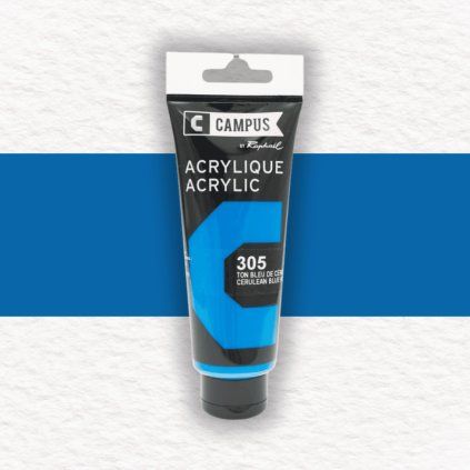 Sennelier Raphaël Campus akrylová farba 120 ml | 305 Cerulean Blue