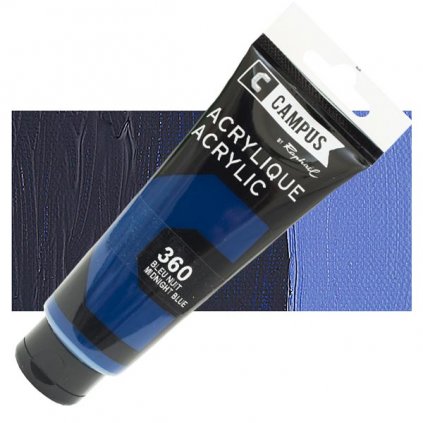 AKRYLOVÁ FARBA - SENNELIER RAPHAËL CAMPUS - 100 ML - 360 MIDNIGHT BLUE