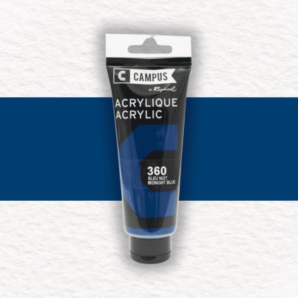 AKRYLOVÁ FARBA - SENNELIER - RAPHAËL CAMPUS - 100 ML | 360 MIDNIGHT BLUE