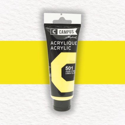 AKRYLOVÁ FARBA - SENNELIER - RAPHAËL CAMPUS - 120 ML | 501 LEMON YELLOW