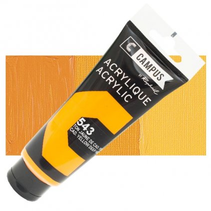 AKRYLOVÁ FARBA - SENNELIER RAPHAËL CAMPUS - 100 ML - 543 CADMIUM YELLOW DEEP HUE